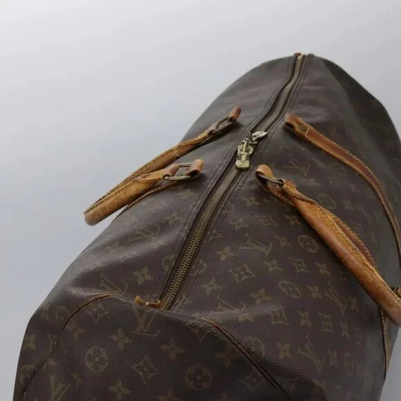LOUIS VUITTON Monogram Keepall 55 Boston Bag M41424 LV Auth 117006